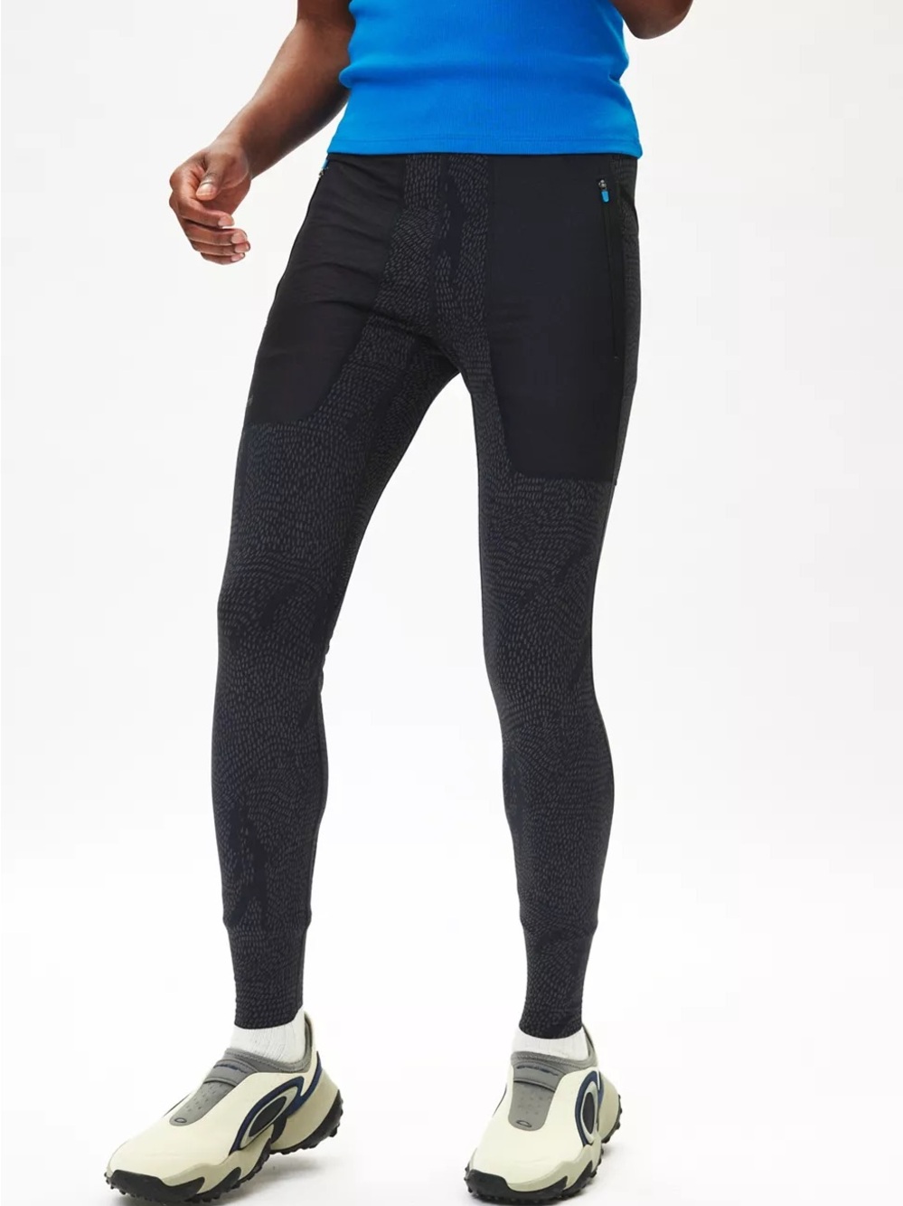 Janji Boreal Fleece Running Tight Men’s Large Black Thermal Trail Run Hike. Sk18